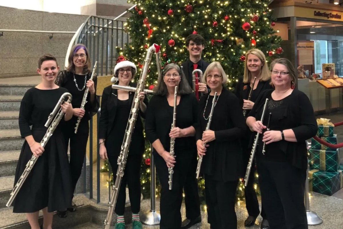 Spend an afternoon with the Raleigh Flute Choir on Dec. 17 starting at 3 p.m. at @NCmuseumhistory. They will perform lively holiday arrangements! We're looking forward to the musical telling of The Night Before Christmas! ‌More information and tickets: ncmuseumofhistory.org/news/events/ra…