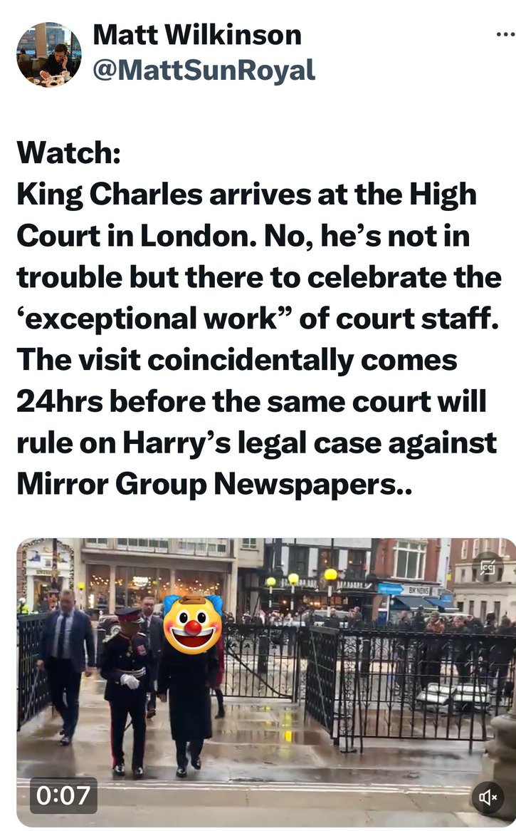 #KingCharlesTheCruel @RoyalFamily What is it that you have to hide, have you no shame?
Are you there to bribe the courts? #CorruptRoyals
#InvisibleContract 
#RacistRoyals 
#AbolishTheMonarchy