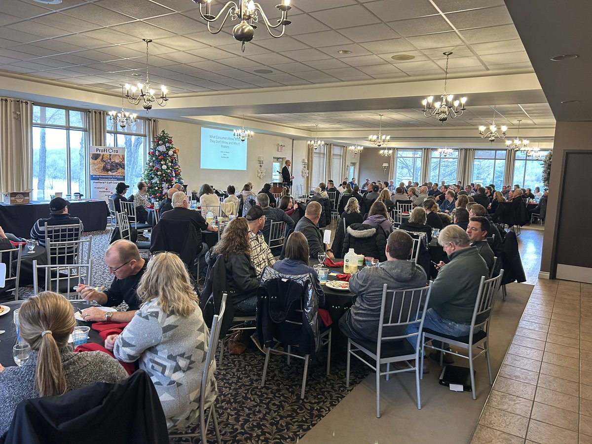 Great turnout for the <a href="/parionanimal/">Parion</a> customer appreciation meeting. Entertaining food industry discussion with <a href="/mikevonmassow/">Mike von Massow</a>