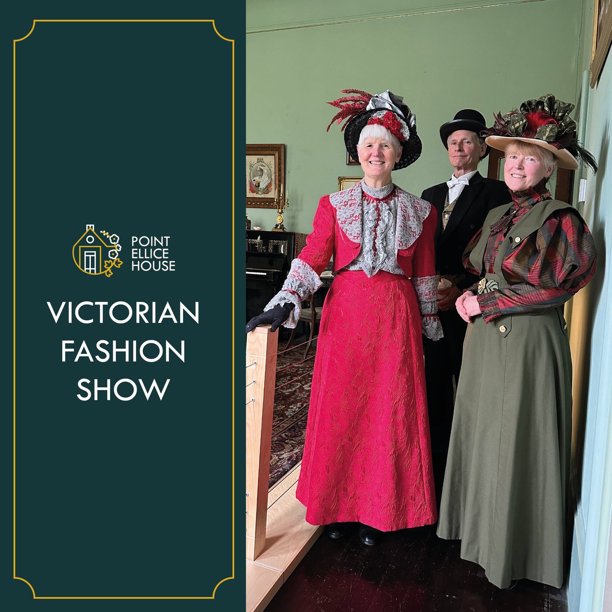 🕰️✨Flashing back to the Victorian Fashion Show at Point Ellice House by Forager Foundation – a magical journey through history, fashion, and community connection. 🏰 Grateful for everyone who made this day truly special!🌟💕 #ForagerFoundation #VictorianElegance #CommunityMagic