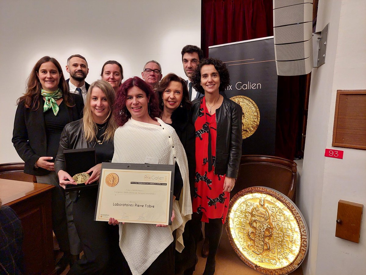 Laboratoires Pierre Fabre (@pierrefabre) on Twitter photo 🏆Les Laboratoires #PierreFabre sont fiers de recevoir le prestigieux <a href="/PrixGalien/">Prix Galien</a> pour la première #immunothérapie allogénique destinée aux patients atteints d’un cancer rare.
#Innovation #Santé #Oncologie #PrixGalien 🏆Les Laboratoires #PierreFabre sont fiers de recevoir le prestigieux <a href="/PrixGalien/">Prix Galien</a> pour la première #immunothérapie allogénique destinée aux patients atteints d’un cancer rare.
#Innovation #Santé #Oncologie #PrixGalien