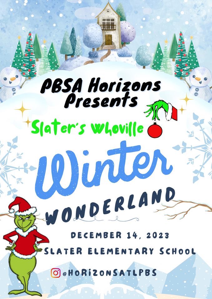Today is the day!! We are grateful to our partners at <a href="/HorizonsAtlPBS/">HorizonsATLPBS</a> for helping to sponsor our Winter Wonderland! Lots of exciting activities for students and staff. <a href="/JovanDM/">John van der Merwe</a>
