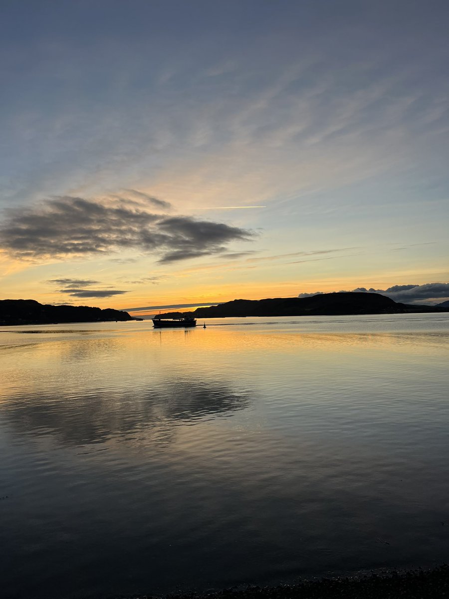 When back in Scotland #thatsunset