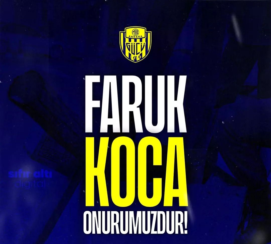 Siz hepiniz, Biz Tek!
Alayına Ankaragücü 🇺🇦
#FarukKocaOnurumuzdur