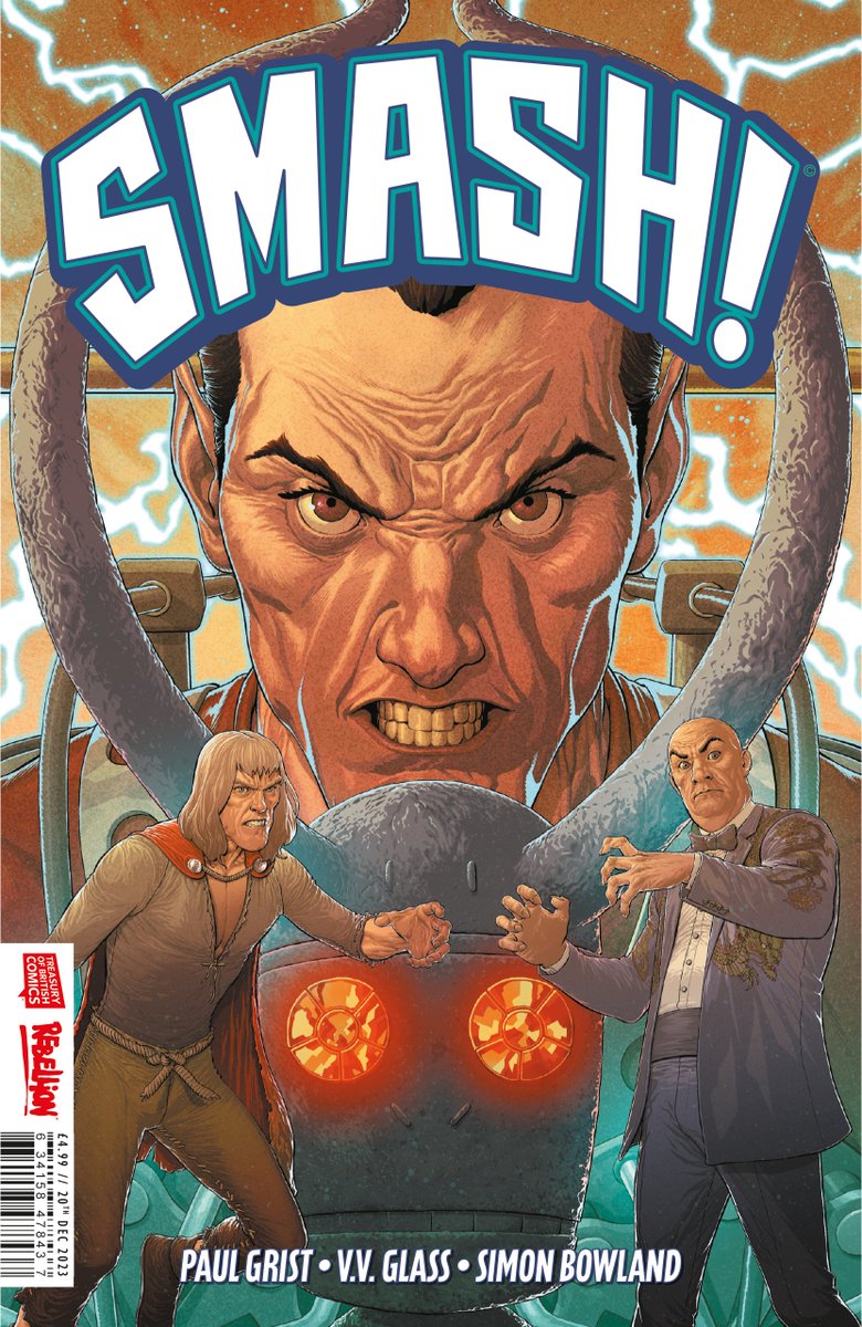 Smash! #3 is out on 20th December comicbuzz.com/smash-3-is-out… @mistergrist @Ana_Dapta @SimonBowland @Rebellion @2000AD #comics #comicbooks
