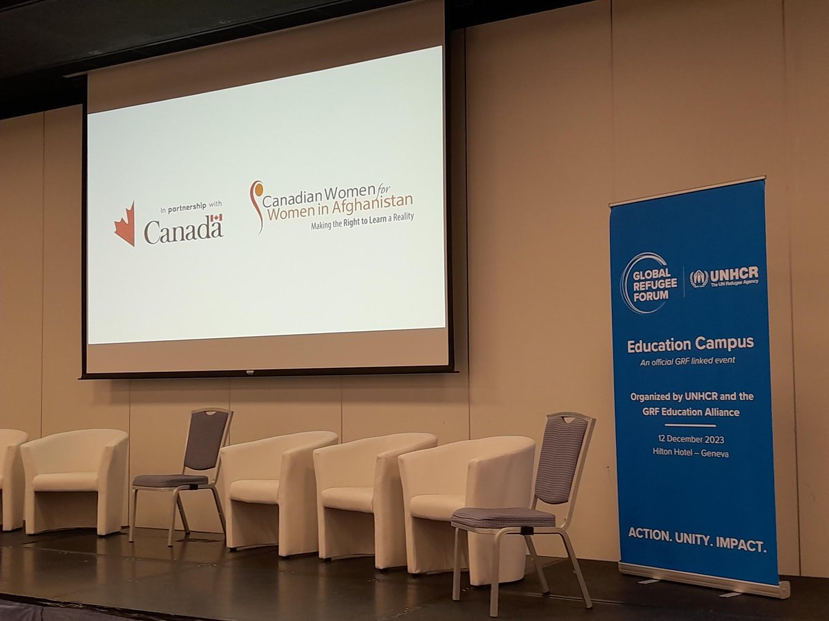 Advocacy Manager, Sarah Keeler, is at the Global #RefugeeForum to share about our programs at the #GRFEdu23 Education Campus event including the Darakht-e Danesh collection of virtual education tools that provide access to education for thousands of Afghans. #HopeAwayFromHome