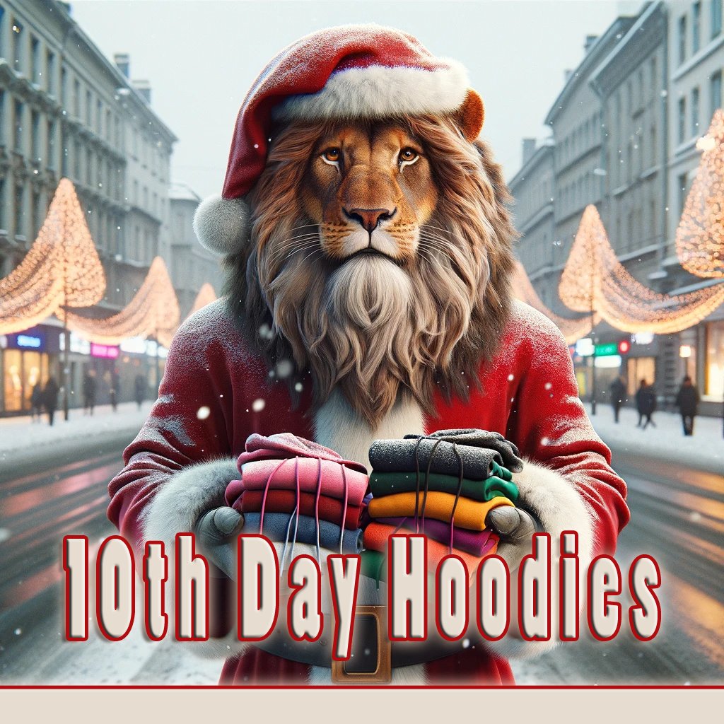 🎅 On the 10th Day of Christmas, Wildcat Santa brings cozy comfort! 🎁✨ 🧥 10 HOODIES! 🧥 Today, our jolly lion Santa is wandering through the Xverse, eager to gift the 10 most enthusiastic, vibrant, and spirited wildcats with exclusive, snuggly hoodies! 🏕️🎉 #Airdrop #Hoodie…