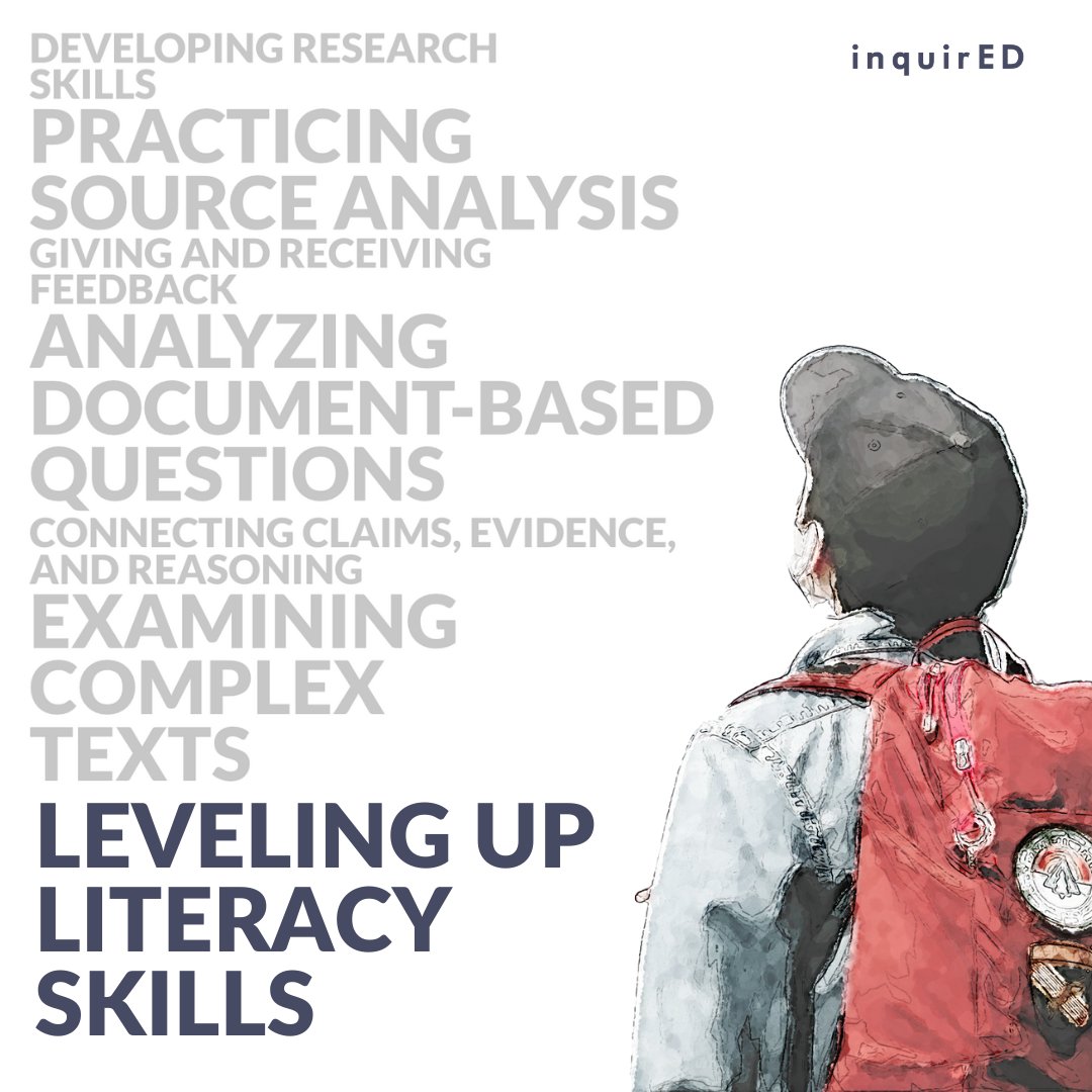 How do middle schoolers level up their literacy skills? In our world history curriculum, students... ✅ Practice source analysis ✅ Analyze document-based questions ✅ Connect claims, evidence, and reasoning ✅ Examine complex texts Learn more. ➡️ bit.ly/4afbgB3