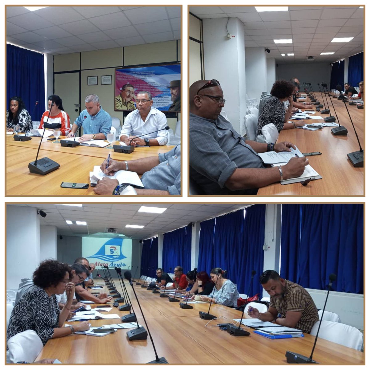 ✍️En el día de hoy se desarrolló el Consejo Económico de la empresa @Papas_Co, donde se evaluaron las acciones para concluir el año y las proyecciones para el 2024. #CoralsaCuba #EstaEsLaRevolución #65AñosEnRevolución