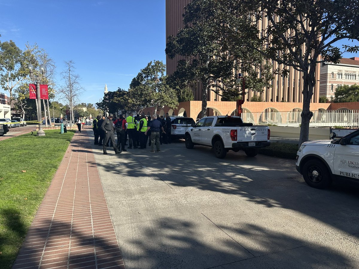 Terrific day today conducting an emergency drill…many thanks to @USCDPS @LAPDHQ @LAFD