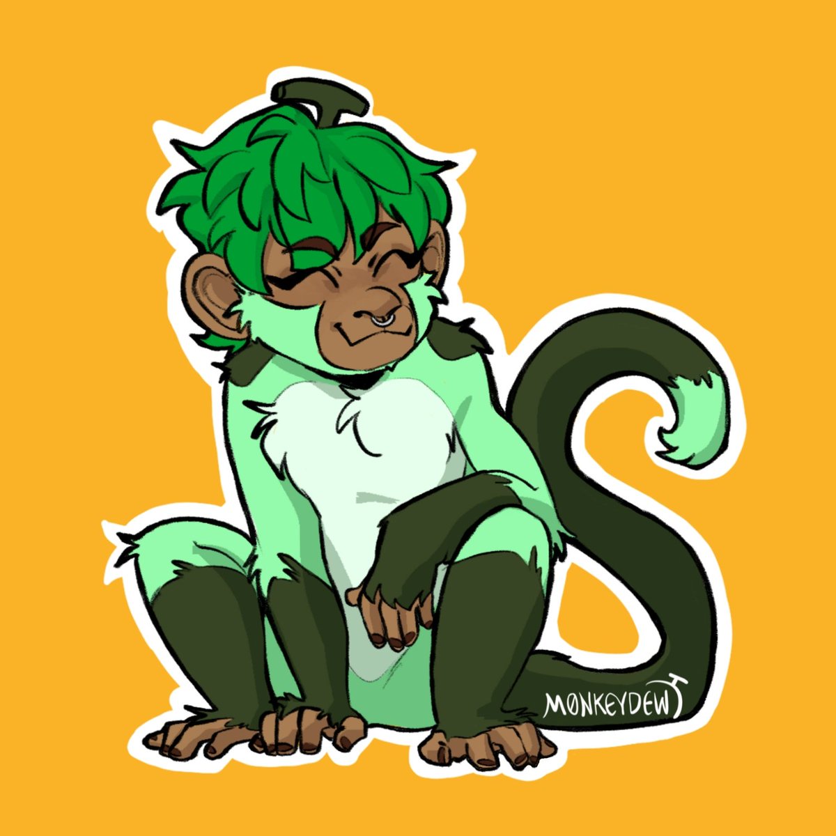 I heard it's #InternationalMonkeyDay ! What a great day! 🐵

✂️: <a href="/StarTigerSuits/">Star Tiger Suits</a>