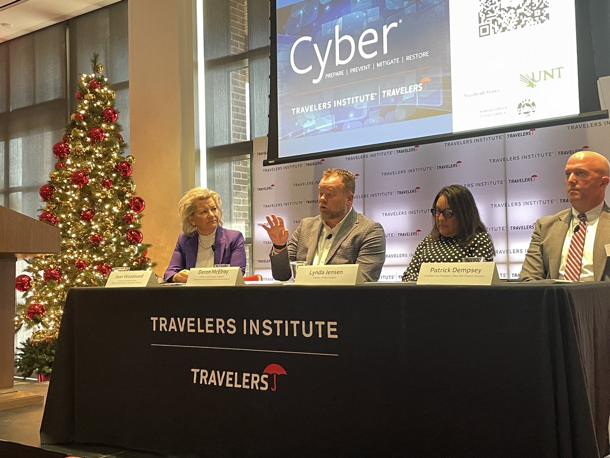 CISA Region 6 Chief of Cybersecurity Deron McElroy spoke about our services, threats, and cybersecurity enhancement methods to about 250 insurance representatives at the @Travelers' Institute Cyber Symposium in Dallas. Find out how our regions can help: cisa.gov/regions