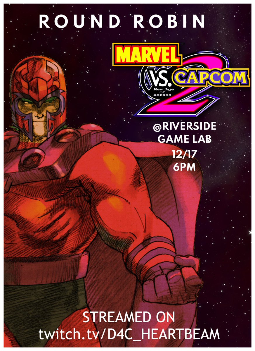 #MvC2 #FreeMvC2
SoCal !
Marvel vs Capcom 2 round robin at the game lab this upcoming sunday @ sunday funday
DM and I’ll put you in come play some peak