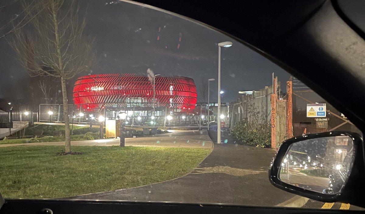 Nottingham and back after work as we help Ben home for Christmas     Cool view from his Halls.