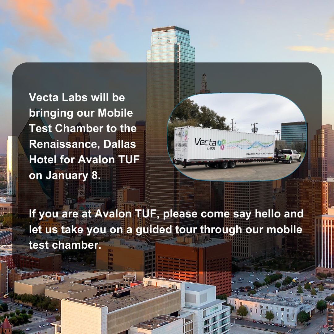 Headed to #AvalonTUF Jan 8-9, 2024? We will be showcasing our #Mobile Anechoic #Testing Chamber and sharing about our third-party test and technology offerings &amp; mobile network enhancement capabilities.
 
Reach out to us to arrange a personal tour!
<a href="/BenCardwellNC/">Ben Cardwell</a> <a href="/KrisKoz/">Kris Kozamchak</a>