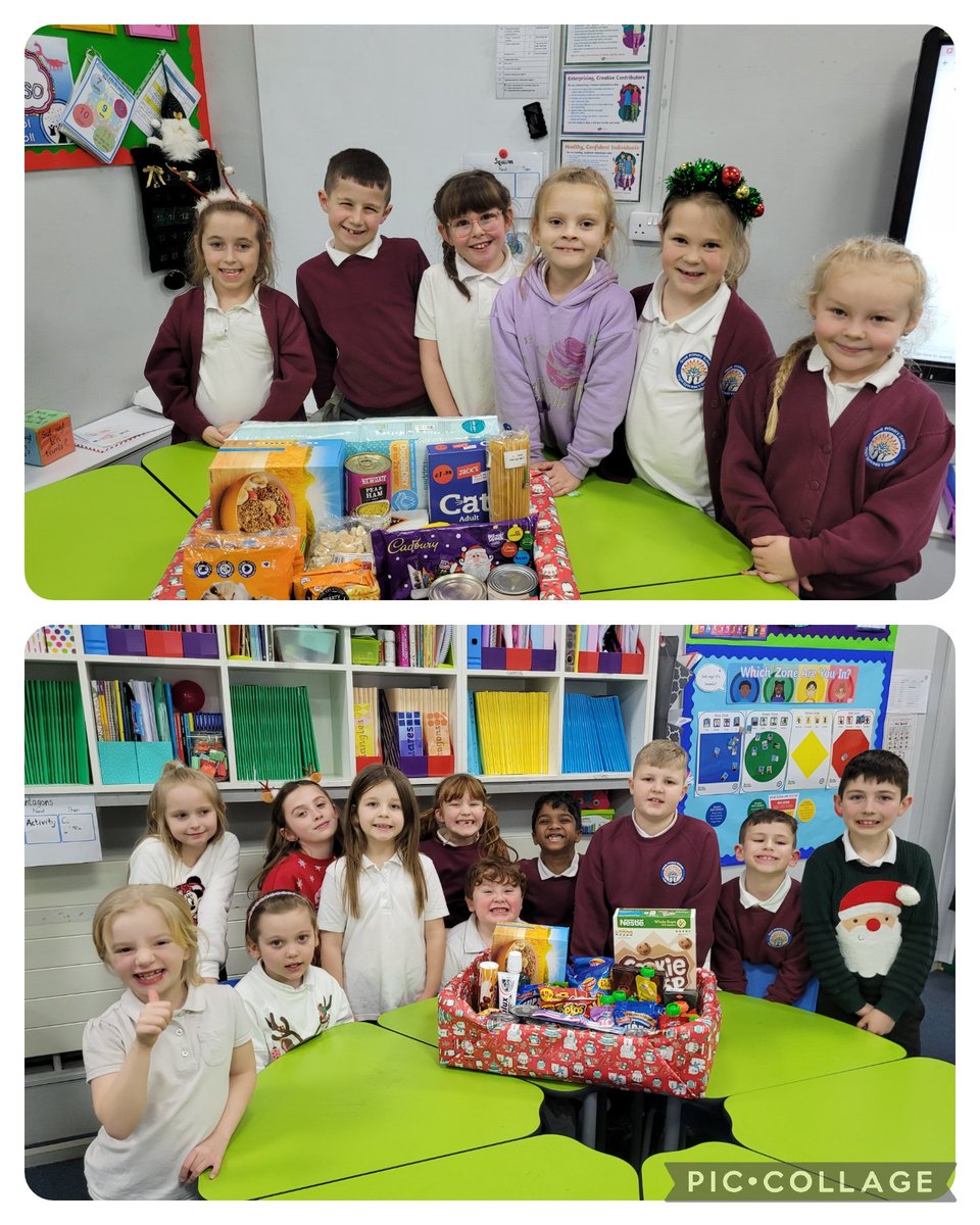 A big da iawn and diolch to year 3, Pen-y-Fan, for creating the most wonderful Christmas packages for Neath Food Bank. Thank you to our fabulous families for your donations and support. @TrussellTrust @GnollPrimary