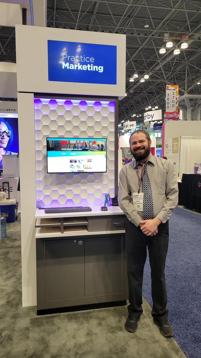 Throwback to last month when our amazing sales person, Jonathan, attended the Greater New York Dental Meeting! We miss being able to attend shows this month, but don't worry - we'll be back in action in 2024! 💪🏼💻🦷 #tradeshow