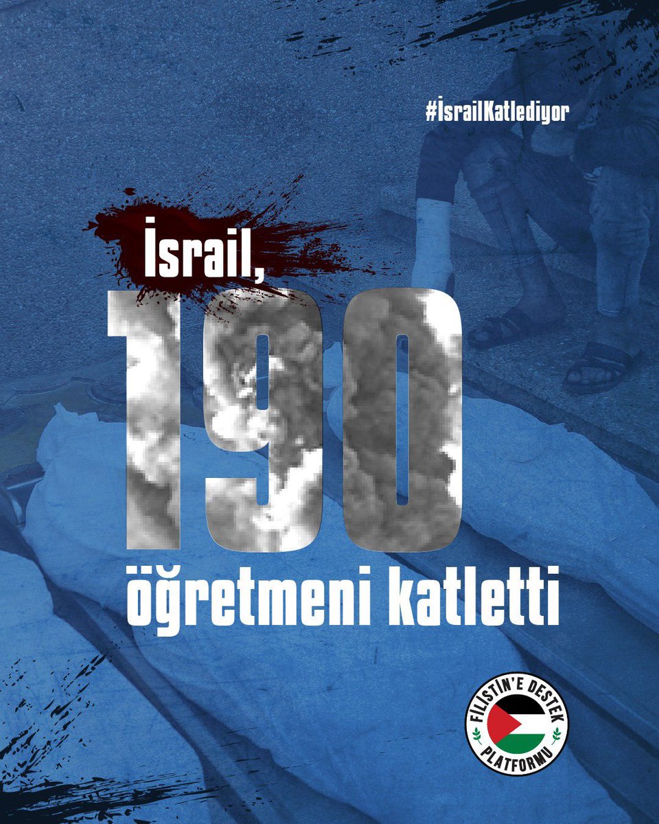 İsrail, 190 öğretmeni katletti

Okullarla birlikte hayallerin enkaza döndüğü Gazze'de ilmin kalesi olan öğretmenleri #İsrailKatlediyor