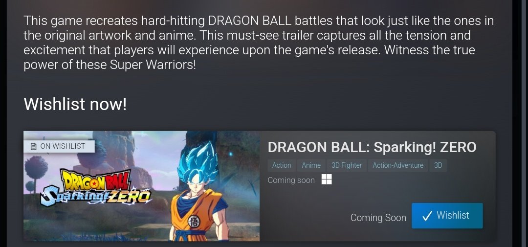 DRAGON BALL: Sparking! ZERO on Steam