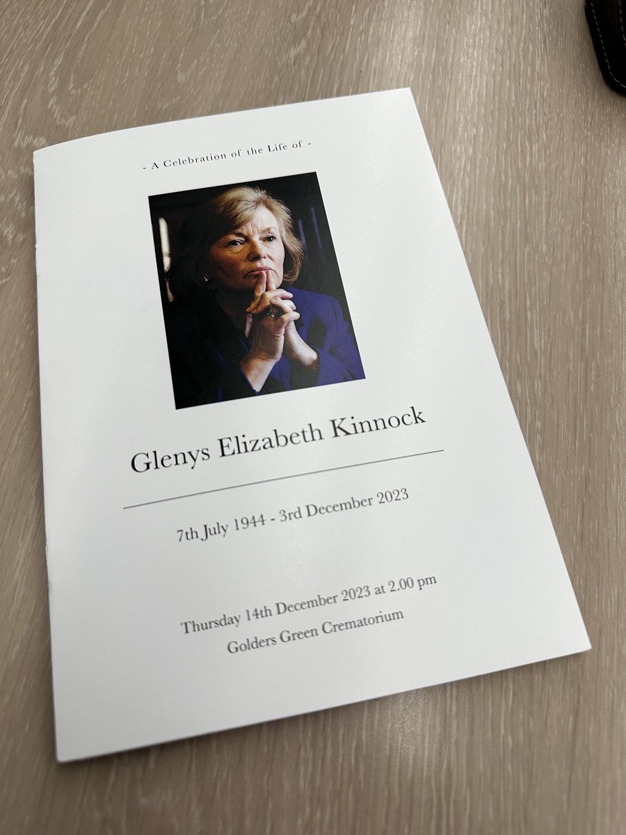 RhonddaBryant's tweet photo. Truly honoured to attend a beautiful funeral for my friend, colleague and fellow minister Glenys. There was love and laughter and many a tear. The whole Labour family loved her and my love goes to Neil and all the family. https://t.co/2BxmniYKz5