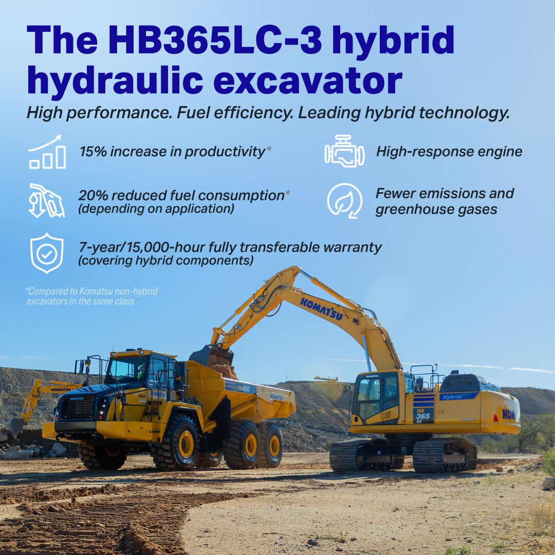 Reduce fuel consumption while driving performance. The HB365LC-3 hybrid excavator is combined with Tier 4 Final technology to provide up to 20% fuel savings compared to the non-hybrid excavator design.