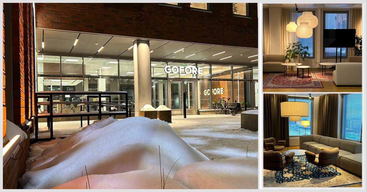 ”We have offices all over Europe. However, this new @GoforeGroup office in Tampere is special for us. It is our headquarters, and we are proud to have our roots here”, said our CEO @mikaelnylund in today’s media event. And what an HQ it is! #EthicalDigital