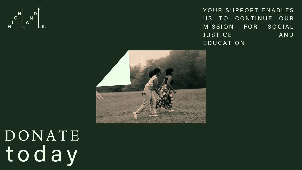 As the year draws to a close, we reflect on the strides we've made and the journey ahead. Your support enables us to continue our mission for social justice and education. Support the future we’re building together: highlandercenter.org/donate-now/ #EmpowerChange #HighlanderLegacy