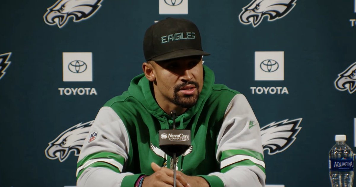 Jalen Hurts on #Eagles adversity: 'It's what supposed to happen. You don't get anywhere without any challenges. You don't grow. It's not natural to grow, develop the right character, and develop as a team truly if you don't go through anything together. This is a great