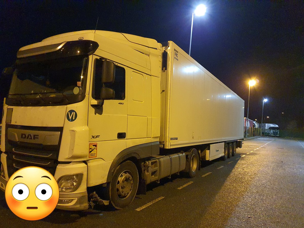 The results are out for the Commercial vehicle unit stop on the M25 last night. The driver pleaded guilty and was sentenced to 12 weeks in prison. Disqualified for 162 weeks. £154 victim surcharge and £85 court cost. #CF566 #CVU @SurreyRoadCops