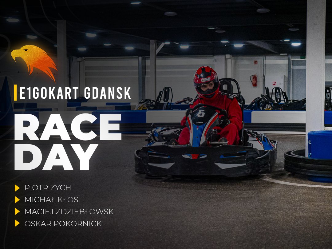 🏎️ | Race Day

🏆 It's time for the first endurance race in the new era of our team!

👥 Lineup for tommorow:
🔸<a href="/Michal_Klos93/">Michał Kłos</a>
🔸<a href="/Zych78/">Piotr Zych</a>
🔸<a href="/m_zdzieblowskii/">Maciej Zdziebłowski</a>
🔸<a href="/Oski_Pokorek/">Oskar Pokornicki</a>

⏰ Race updates - Friday 18:00 CET