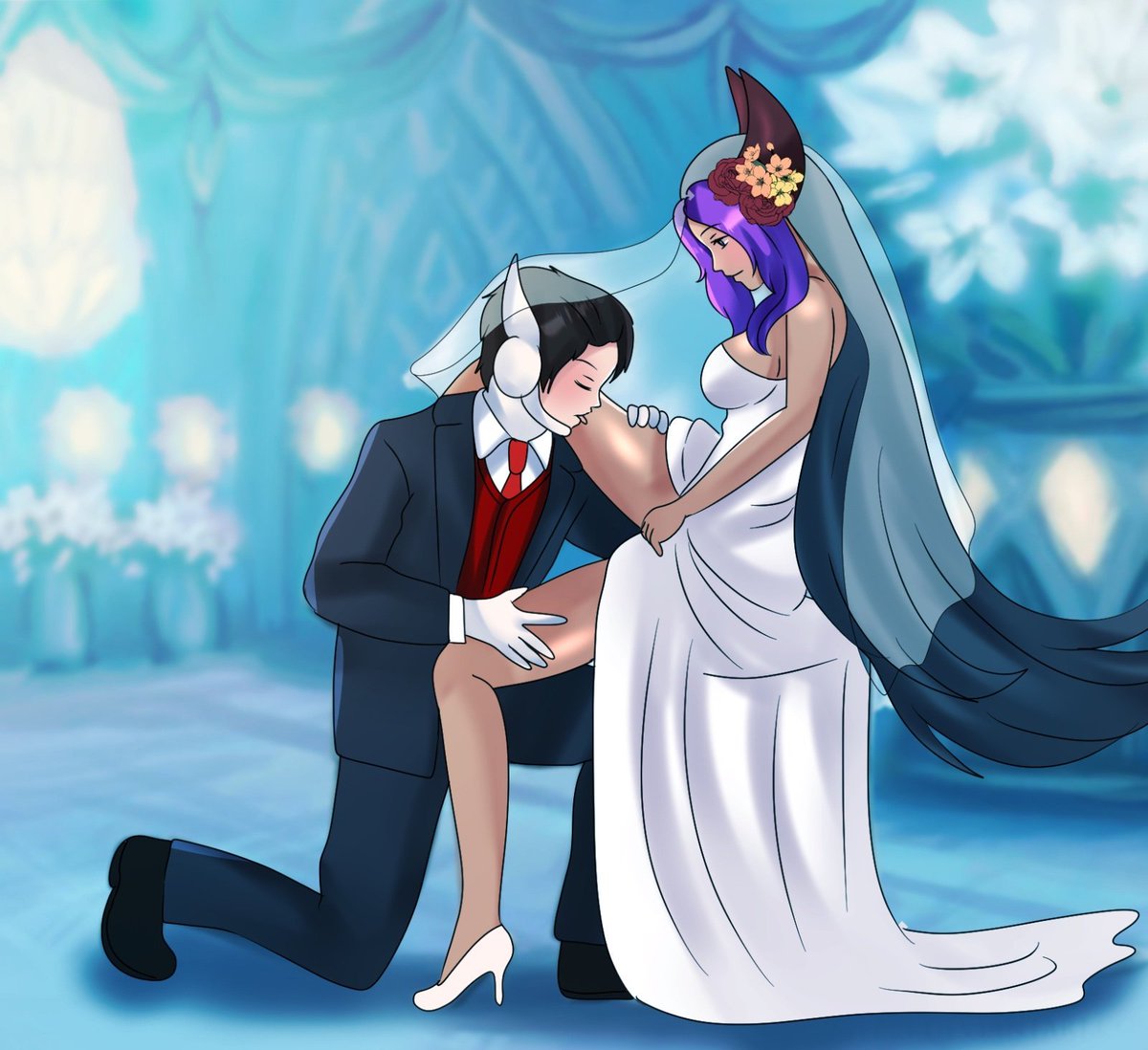 Love isn’t something you find. Love is something that finds you. 🔥🌻
Commission complete <3