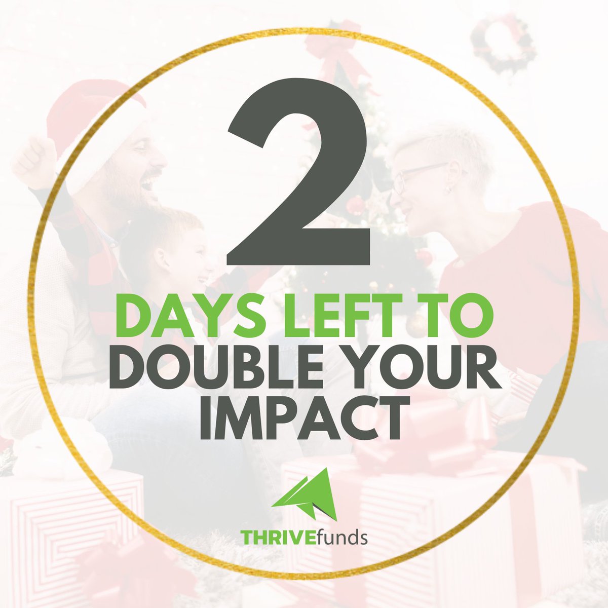 The best gifts come in pairs, and for the next 2 DAYS, every dollar invested into the critical needs of low-income families will be DOUBLED!🎉

This holiday season, you could give the gift of THRIVING to a low-income family in need: zurl.co/Vjkx

#HolidayGiving