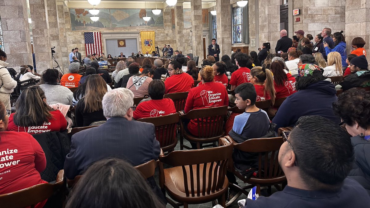 We are here in the statehouse supporting the Domestic Workers bill of rights! It’s time we provide protections for our domestic workers. #DomesticWorkersBillofRights