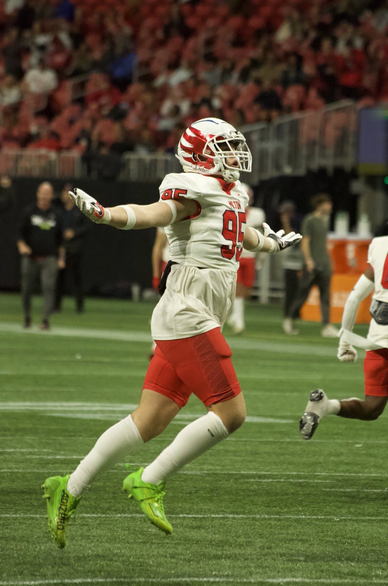 Luke Winstel (@lukewinstel) on Twitter photo Fly, Eagles Fly.
Defender <a href="/DrewCohen28/">Drew Cohen</a> celebrates after recovering a fumble in <a href="/MiltonEagles_FB/">Milton High School Football</a>โs GHSA 7A championship victory. Fly, Eagles Fly.
Defender <a href="/DrewCohen28/">Drew Cohen</a> celebrates after recovering a fumble in <a href="/MiltonEagles_FB/">Milton High School Football</a>โs GHSA 7A championship victory.