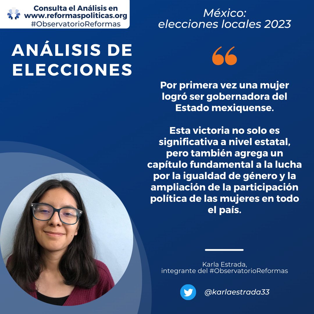 📌🔍| #AnálisisElecciones2023

Nuevo análisis sobre "Elecciones Locales México 2023", elaborado por Karla Estrada [<a href="/karlaestrada33/">Karla Estrada</a>] del #ObservatorioReformas.

Puedes leerlo aquí ⬇️
doi.org/10.5281/zenodo…