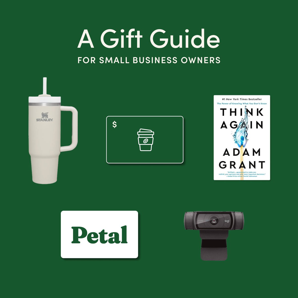 Forget the chocolate. It’s been a hard year for small business owners. Here are some things that would *actually* lift their spirits.

🎁 Petal by Bloom — give the Gift of Growth and help a founder-owner set up their business for success with our complete HR suite. #GiftGuide #HR