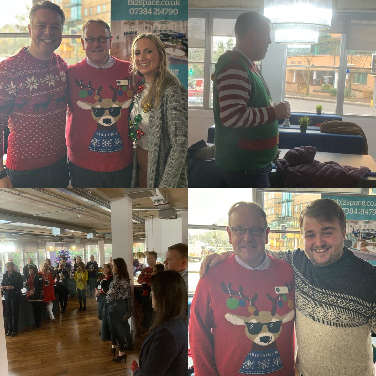 It was the @ZokitBiz Christmas Mixer today at @BizSpaceUK in Cardiff, hosted by Mr Christmas himself Neil Lloyd. 

It was great to see so many there including the fabulous Ceri Evans & Sarah Evans from @RemooMortgages and Matthew Thomas from @THS_ltd 
#businessnetworkimg