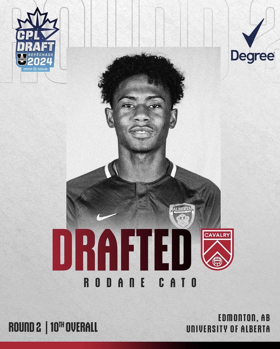Congratulations to St. Albert Impact League 1 player Rodane Cato, for being drafted as the 10th overall pick to the CPL and <a href="/CPLCavalryFC/">Cavalry FC</a>. Much deserved!