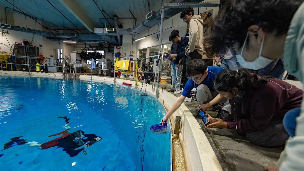 '@UofMaryland students tackle environmental issues with bio-inspired robots, targeting microplastic removal in the Chesapeake Bay. Part of the innovative FIRE program, this project blends hands-on research with career preparation. Read more: go.umd.edu/FIRE