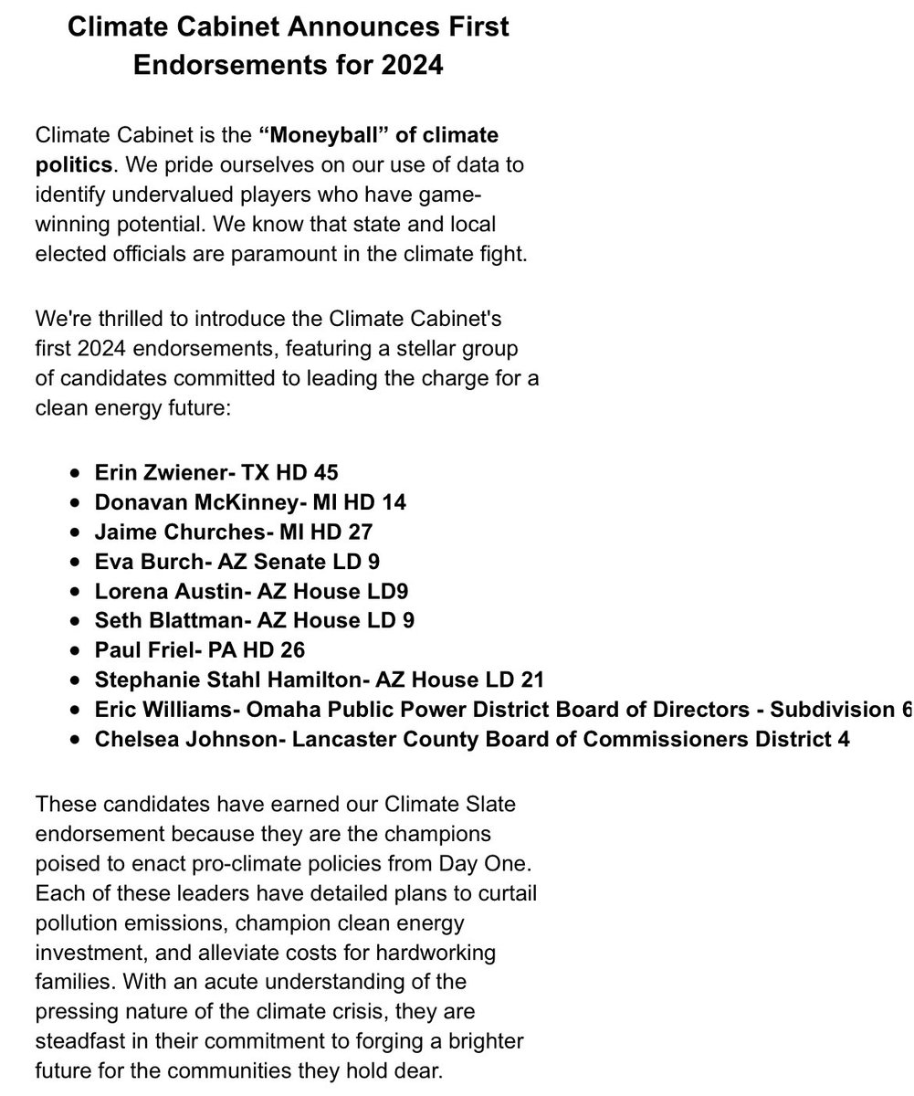 What in the blue hell is the Climate Cabinet? Actually, don’t tell me