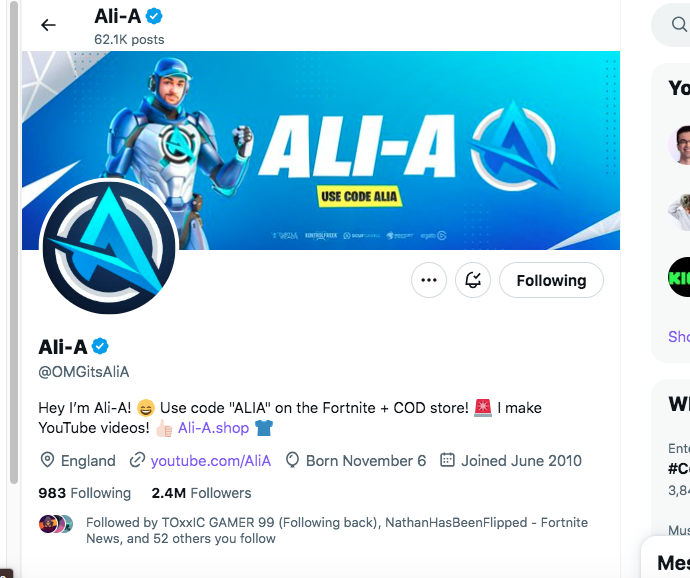 TheRealSid02's tweet photo. @OMGitsAliA @ScufGaming I've been watching your videos since 5 years and I really love your work and I would really love to get an Ali-A Switch Controller from you 🩷 https://t.co/CziEHRMMAX