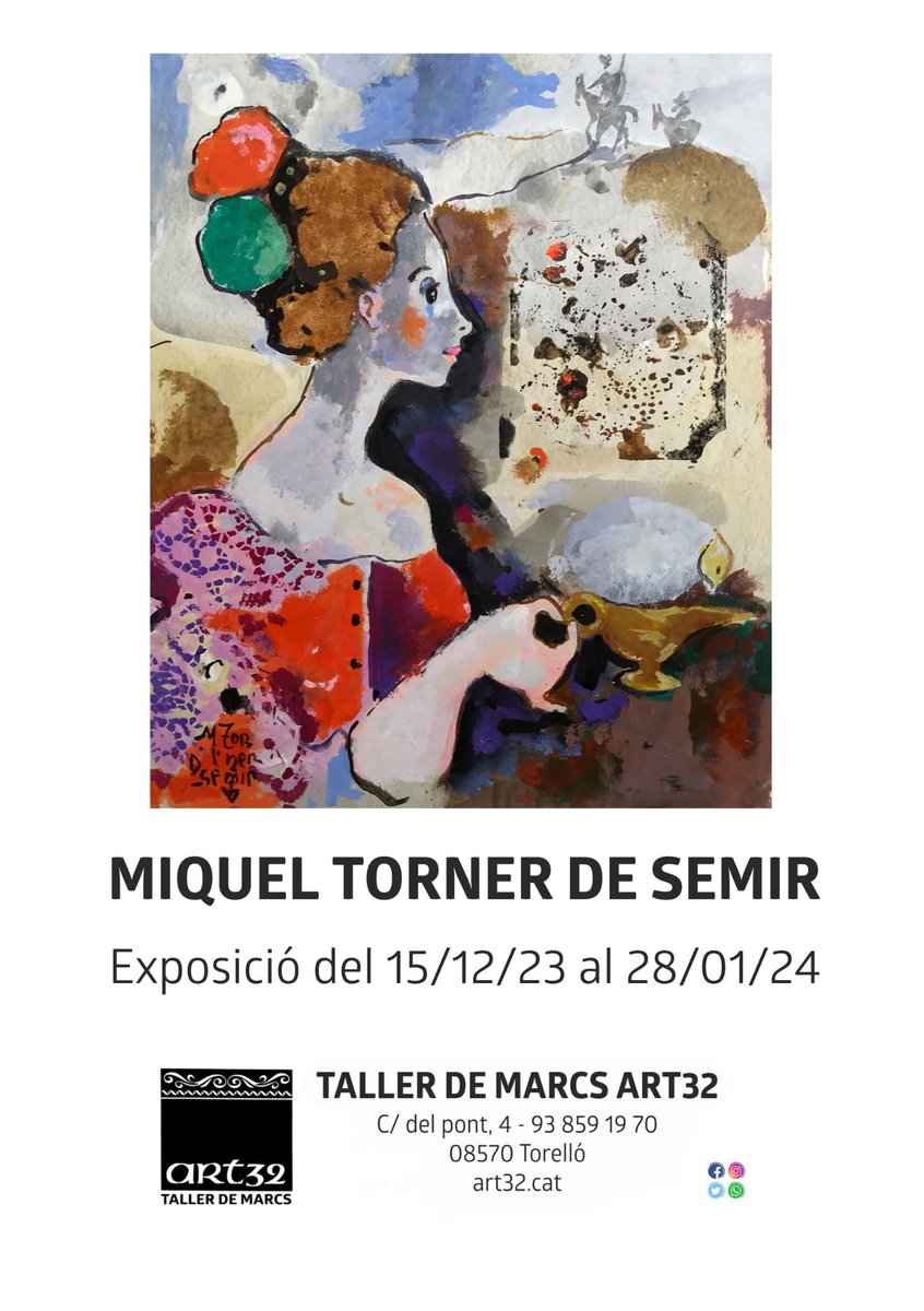 Ja es pot visitar la nova exposició  a la nostra sala.
Obres de Miquel Torner de Semir. Artista que es carectaritza per una pintura expressionista única i d'alta qualitat cromàtica, definint l'artista com a mestre.
#torelló  #marcsamida #osonaArt #osonacultura  #instaosona