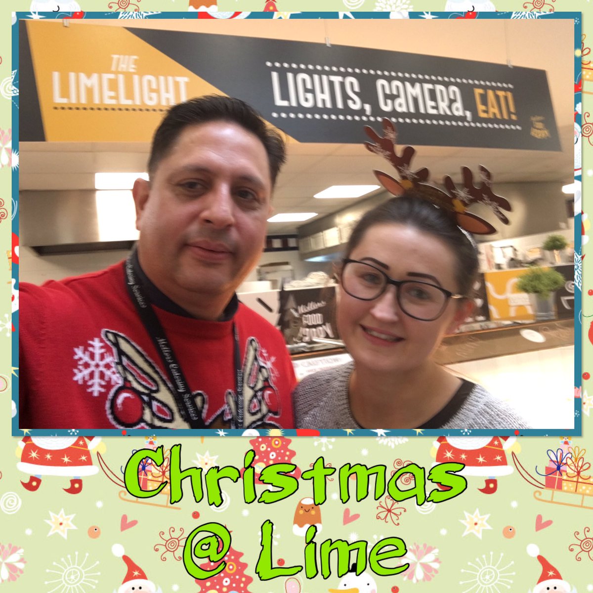 Christmas @ Lime Pictures, Big thank you to Anna Bamber for visiting and supporting the team today, being our Christmas helper..Everyone was delighted!! 🥳🥳🥳@mrtonybaloni @mellorscatering @marklyons151162 @Andrew_W4 @nugent_nicola @JohnCP_Connolly