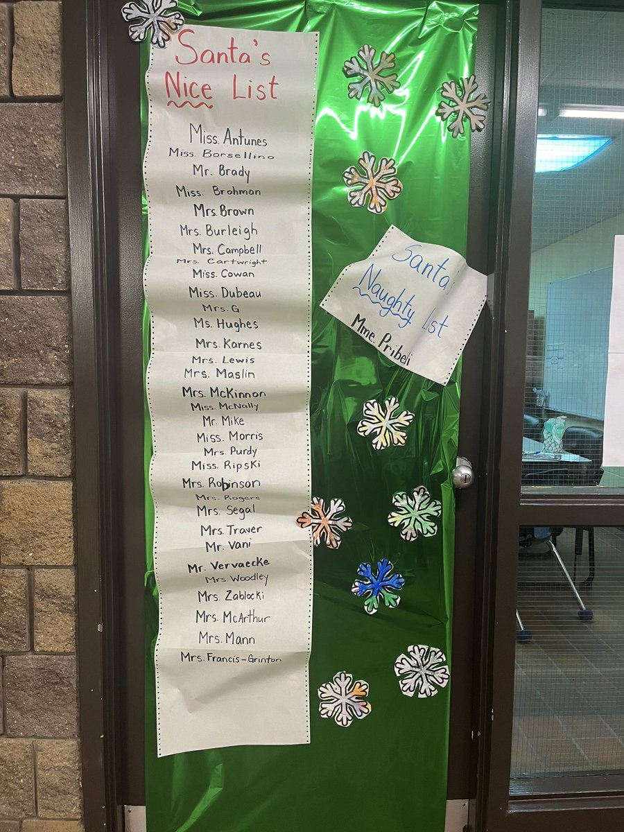 I made the nice list <a href="/BellviewPublic/">Bellview Public School</a> school. Phew 😮‍💨 <a href="/GEDSB/">Grand Erie District School Board</a> #bellviewbobcats #schoolspirit