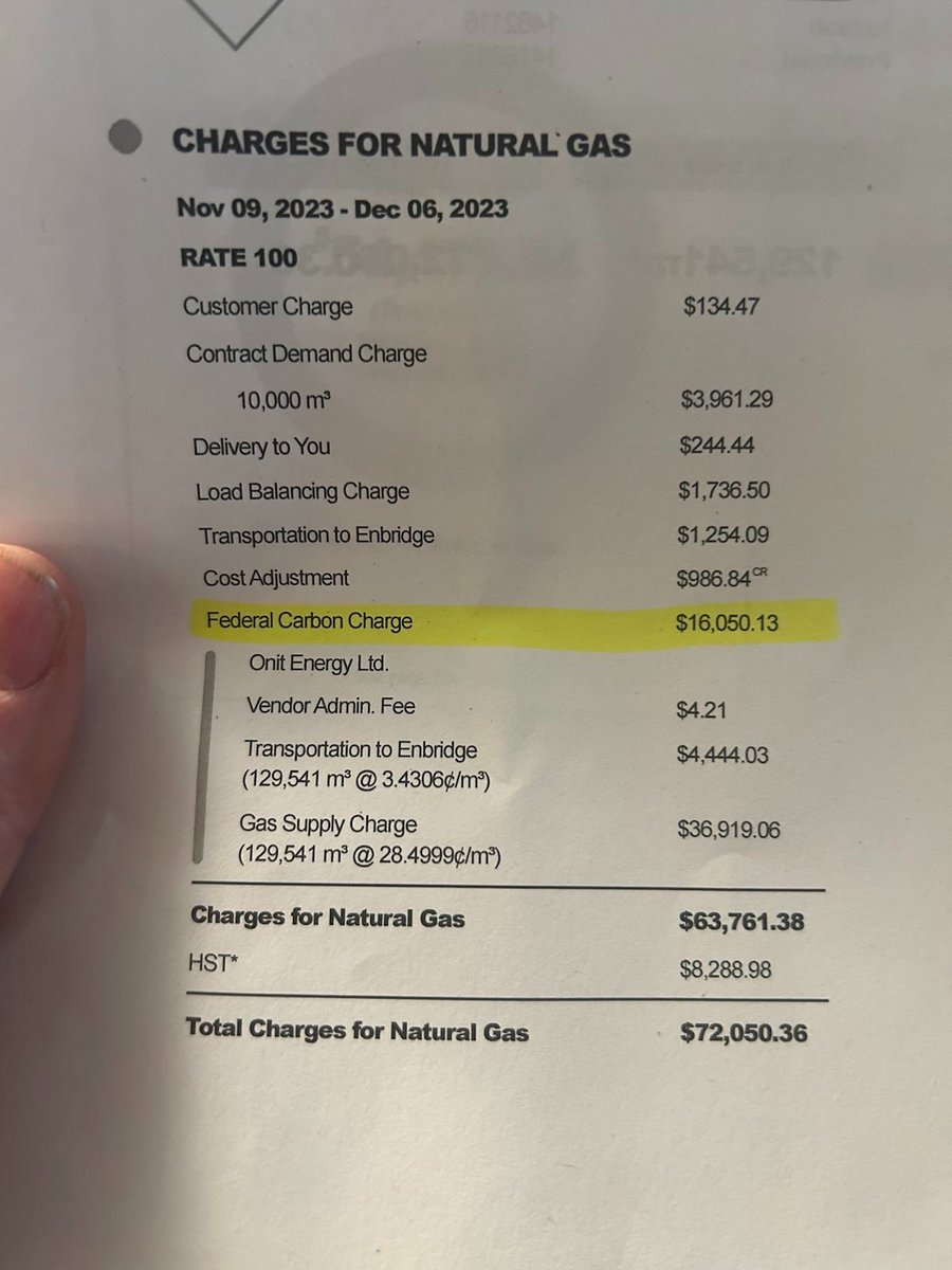 PierrePoilievre's tweet image. Justin Trudeau’s Christmas gift to one farm in my riding: $16,000 in carbon taxes in a month. 

Wonder why you can’t afford food? 

Sign here to take the tax off: takethetaxoff.ca