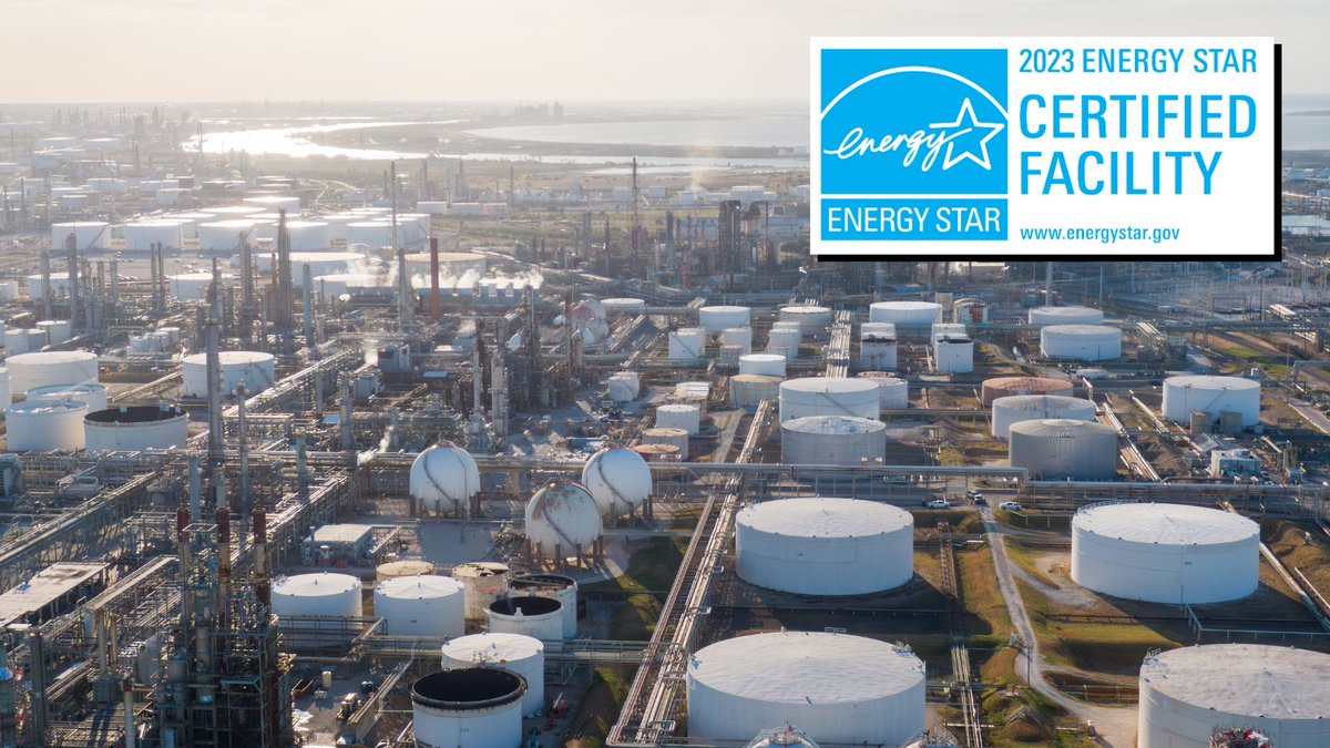 Third time's a charm. CITGO Corpus Christi Refinery earns 3rd @ENERGYSTAR Certification. More ➡️ bit.ly/3thebbE #CITGO #CorpusChristi #Refinery #ENERGYSTAR #EnergyEfficiency