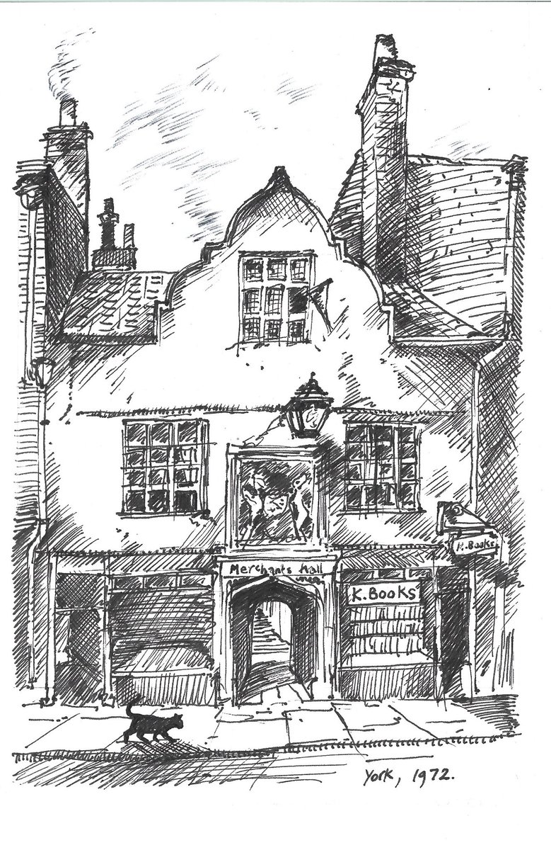 Wishing all our friends and relatives a very Happy Christmas and all good wishes for 2024. 

Hope you like this year’s ‘virtual card’ drawn by Steve from an original print - it features K Books Ltd shop on Fossgate, York which we occupied half a century ago.
