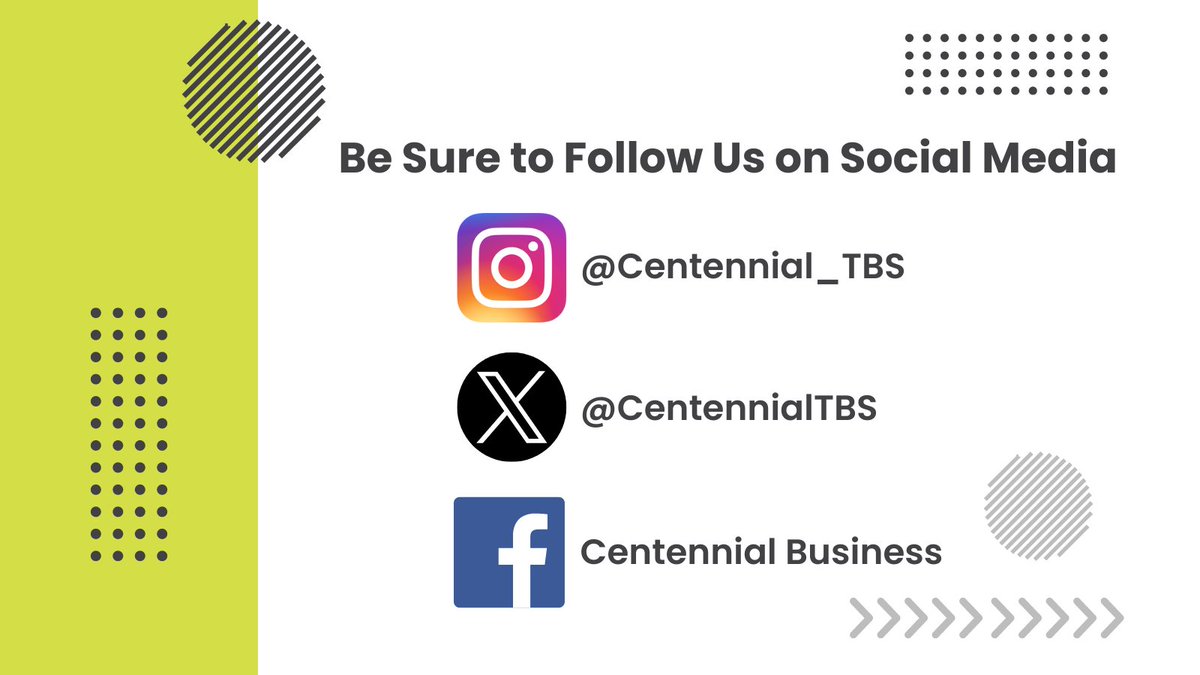 Stay in the loop with The Business School! Don't forget to connect with us on all our social media channels for the latest updates. 🌐📲 #StayConnected