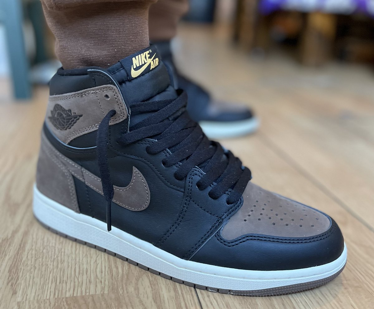 #kotd Jordan 1 High OG “Polamino” 🖤🤎. Top of the line footwear in any era 💯🫡. @nikestore @Nike @jadendaly @TheReal_JMillz_ @JDWhite112 @MattyH819 @Ritchieritch75 @Dan_in_SD #SNKRS #snkrarmy #kickscult #thesolefirm #PositiveVibes