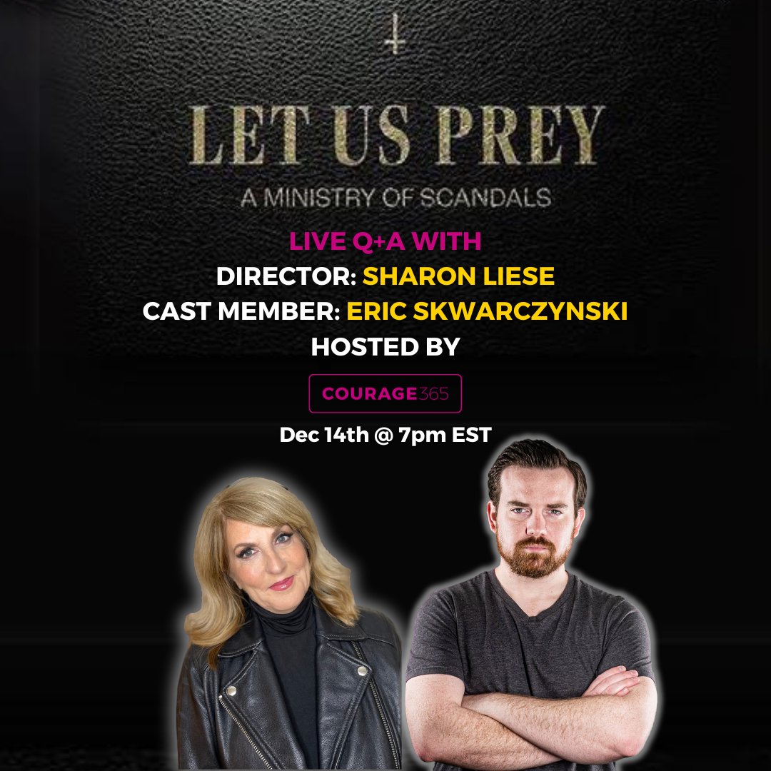 Join us for a live LIVE Q+A with "Let Us Prey" Director Sharon Liese and Cast Member Eric Skwarczynski on Thursday, Dec 14th, at 7 pm EST.

RSVP: fb.me/e/9CoAzxSxP